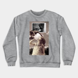 Surrealist Collage Crewneck Sweatshirt